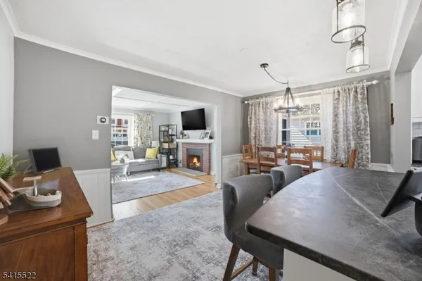 a kitchen with cabinets stainless steel appliances and a counter space