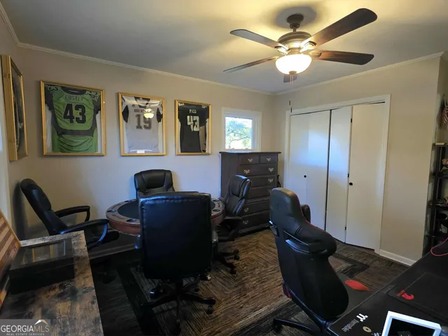 a room with storage and utility