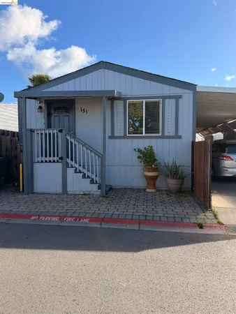 a view of a house with a patio