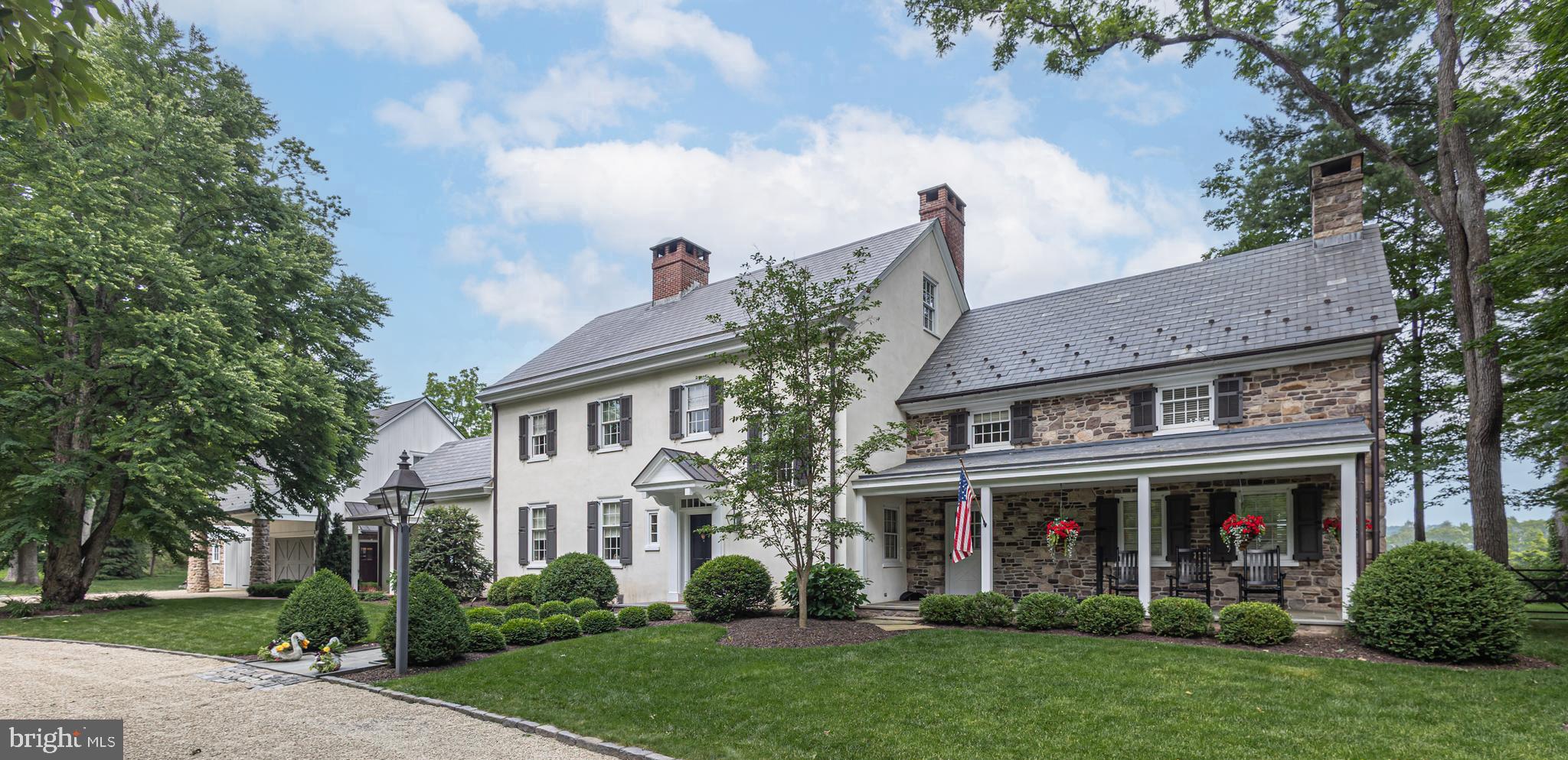 2101 Street Road New Hope, PA 18938 - Photo 1 of 100 front view of house with a yard