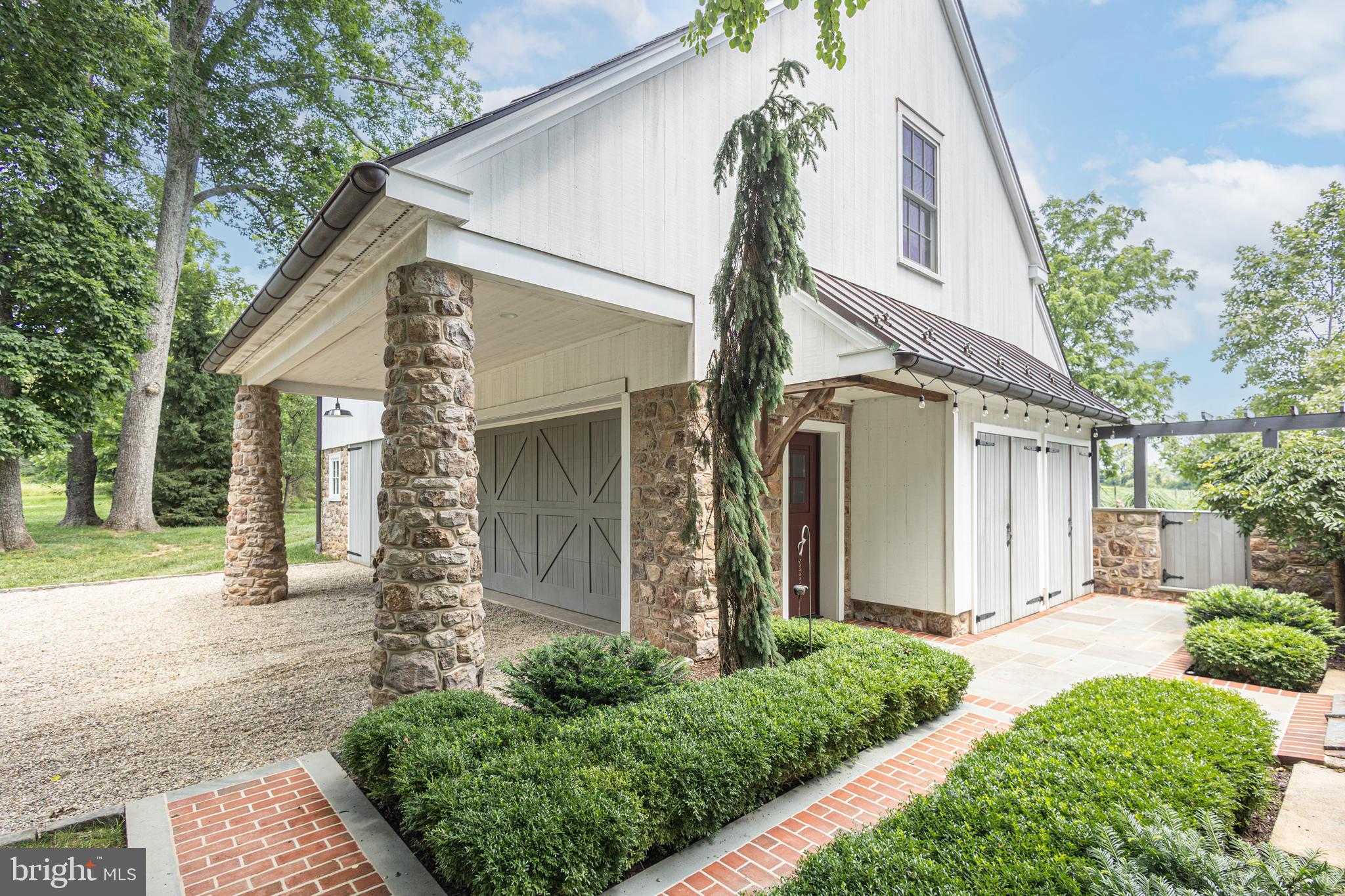 2101 Street Road New Hope, PA 18938 - Photo 15 of 100 a front view of a house with garden