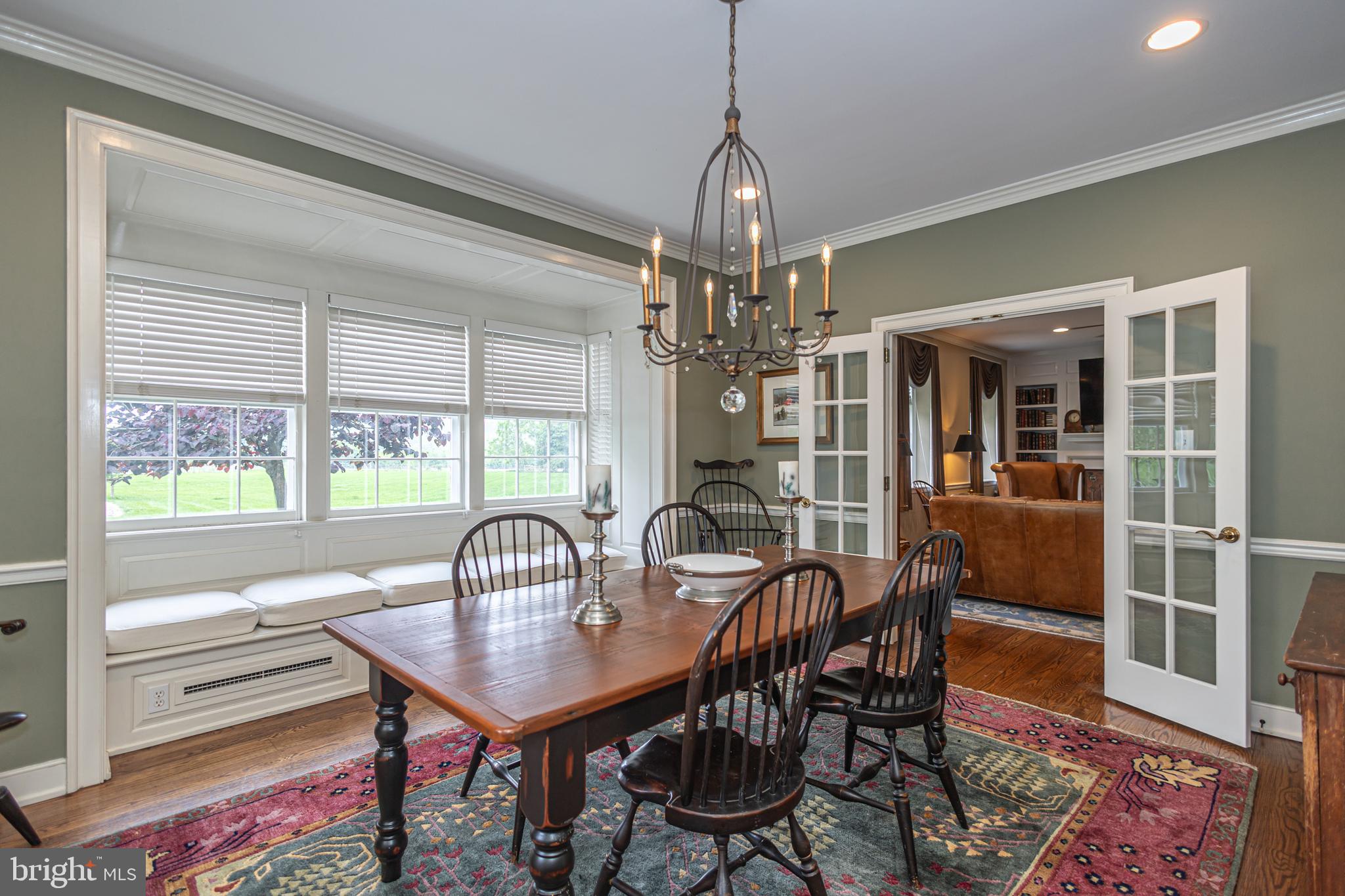 2101 Street Road New Hope, PA 18938 - Photo 28 of 100 a view of a dining room with furniture window and outside view