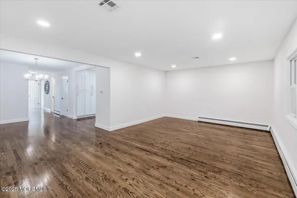 wooden floor in an empty room