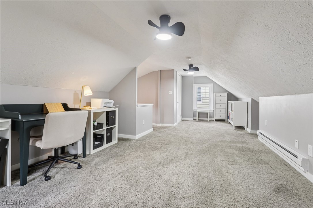 3593 Tullamore Road Cleveland, OH 44118 - Photo 29 of 37 Bedroom featuring light colored carpet and vaulted ceiling