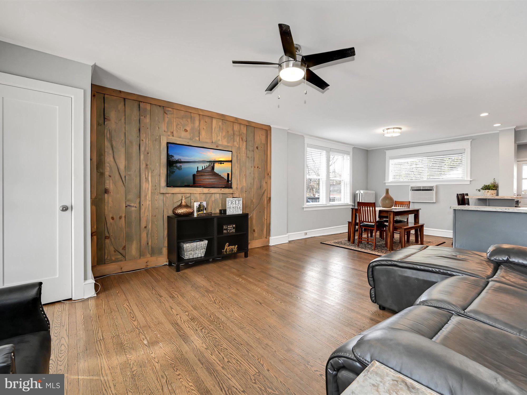 114 Summit Road Media, PA 19063 - Photo 5 of 27 a living room with furniture and a flat screen tv