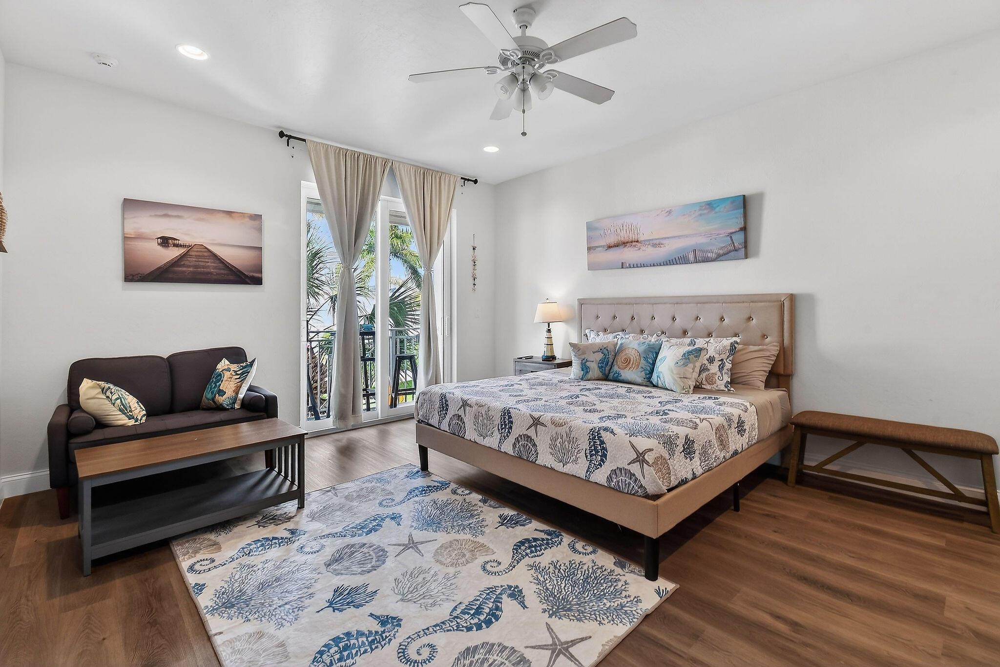 3241 Hemingway Drive Jupiter, FL 33458 - Photo 21 of 39 a bedroom with a bed and a couch