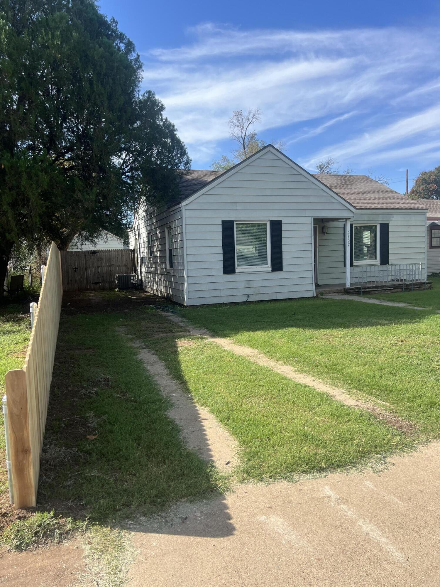 2427 26th Street Lubbock, TX 79411 - Photo 2 of 28 a house view with a outdoor space