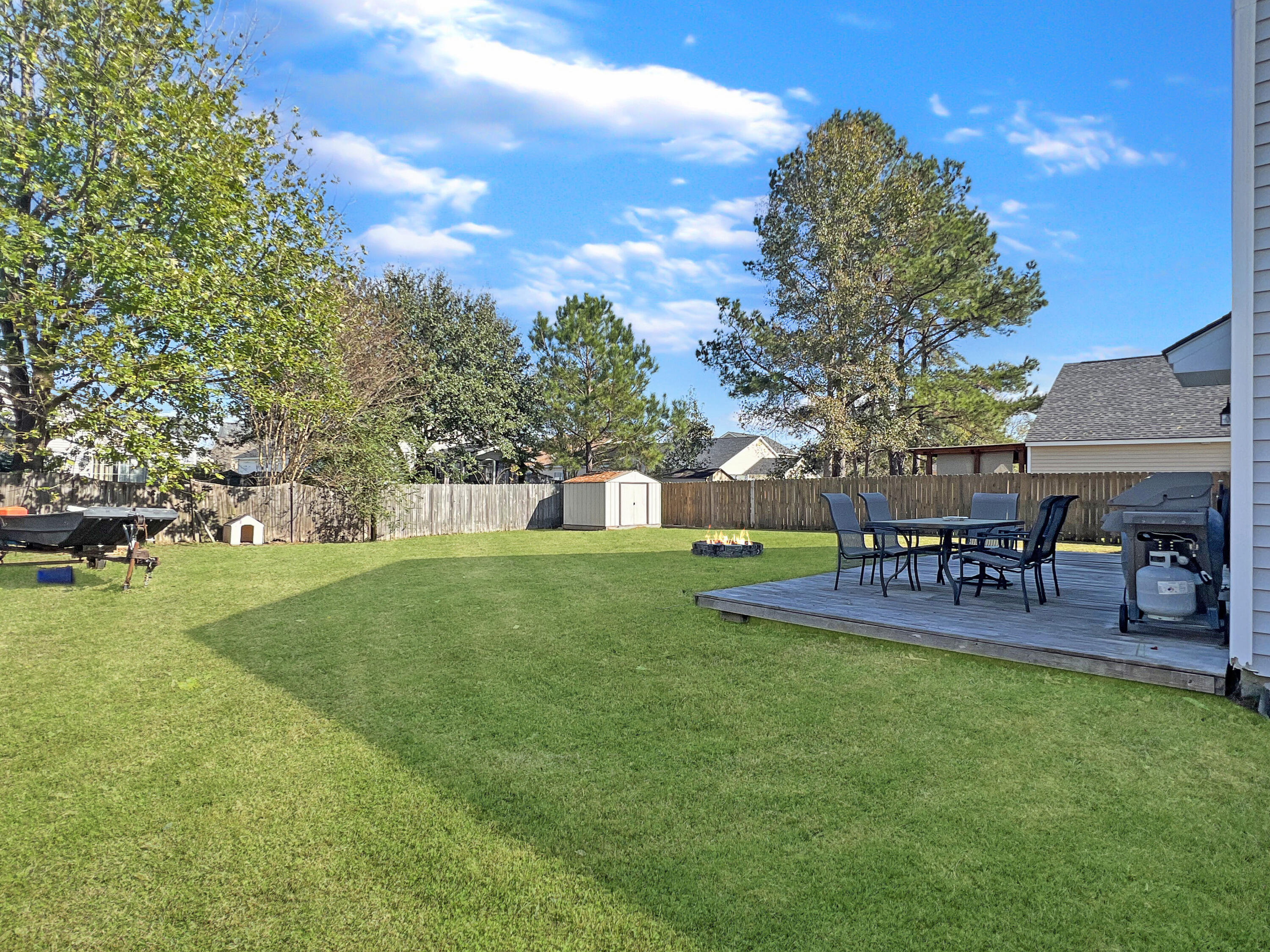 124 Tyron Road Summerville, SC 29483 - Photo 28 of 28 shed:fire pit