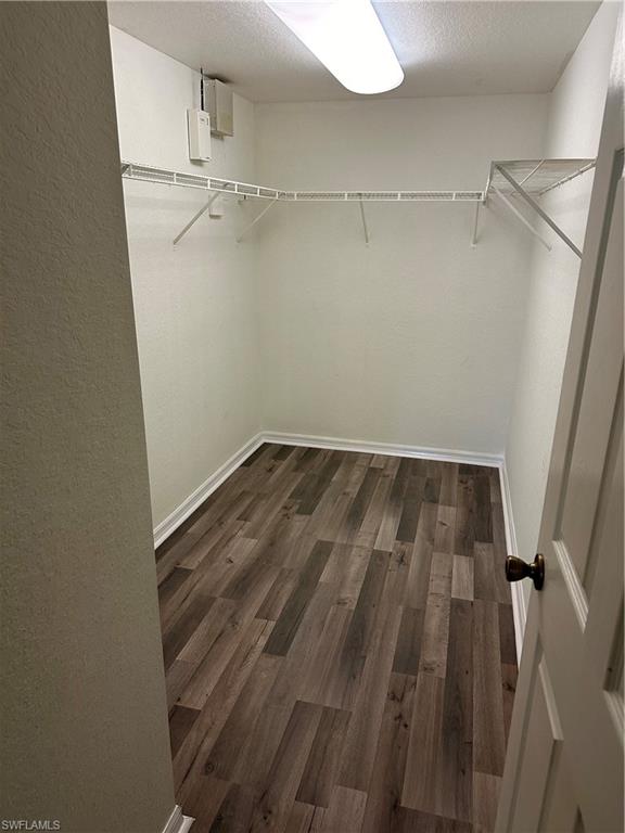 27103 Matheson Avenue, Unit 103 Bonita Springs, FL 34135 - Photo 13 of 29 Spacious closet featuring dark hardwood / wood-style floors