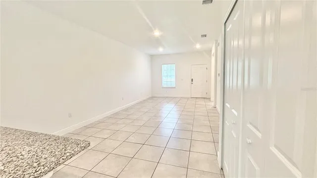 a view of an empty room