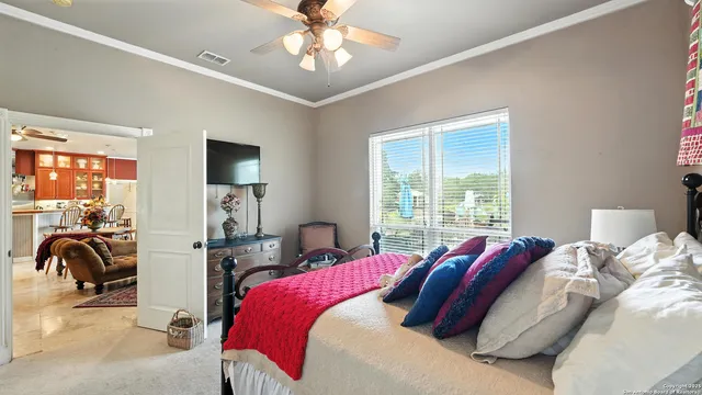 a very nice looking room with a large window