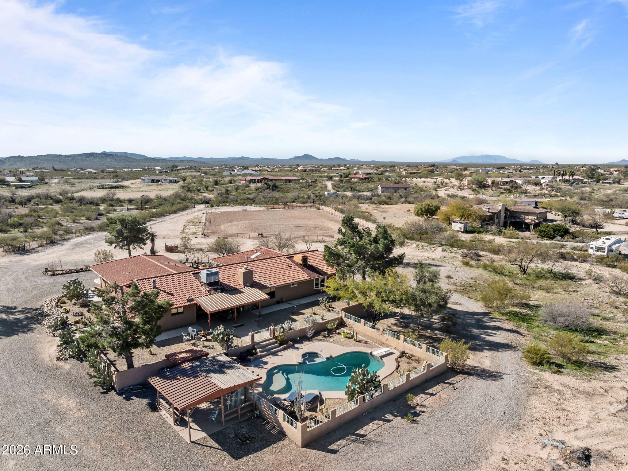 35085 South Turtle Creek Road Wickenburg, AZ 85390 - Photo 7 of 55 an aerial view of a city