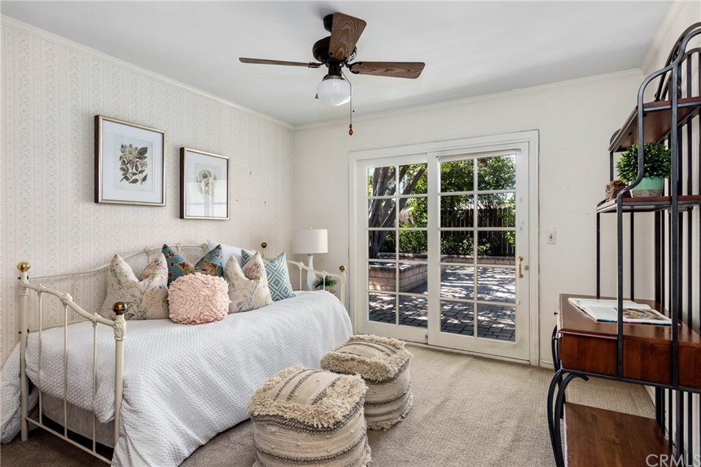 2012 Omega Drive North Tustin, CA 92705 - Photo 25 of 41 a bedroom with a bed and a couch