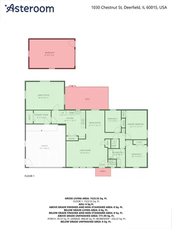 $429,900 | 1030 Chestnut Street, Deerfield, IL 60015