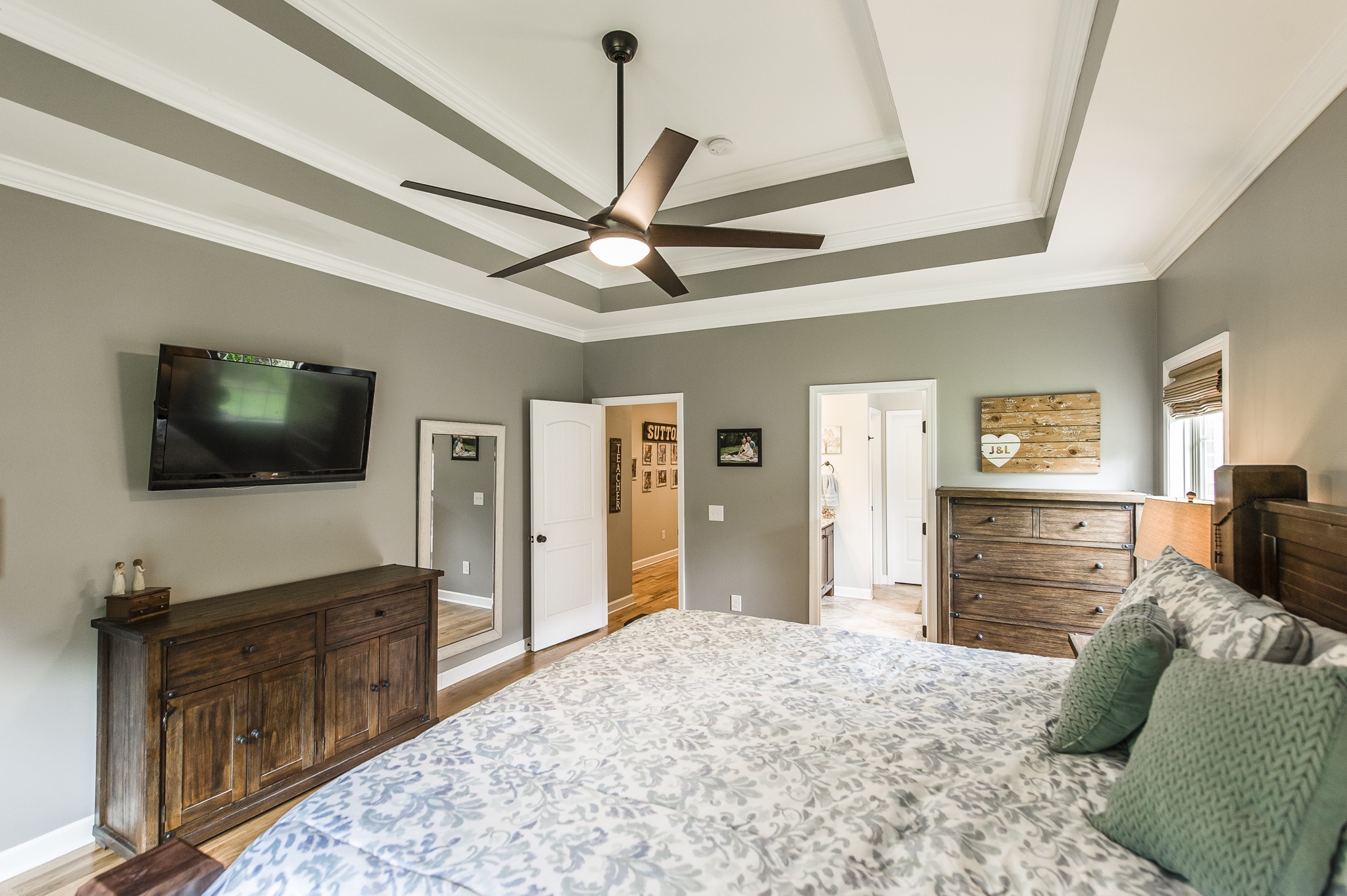 1145 Kimberly Drive Goodlettsville, TN 37072 - Photo 43 of 70 a bedroom with furniture and a flat screen tv