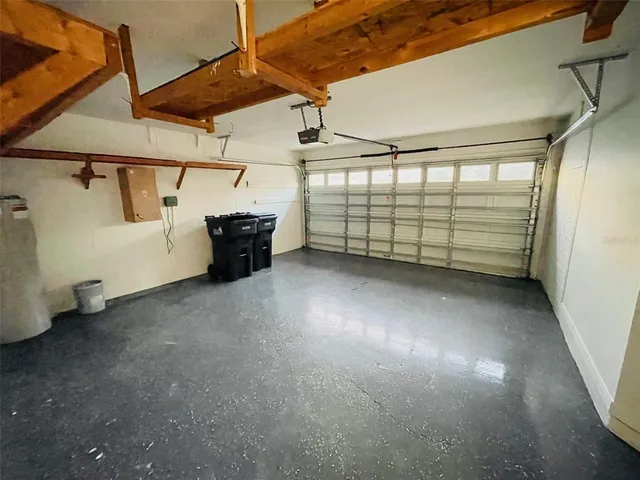 a view of a backyard with a garden