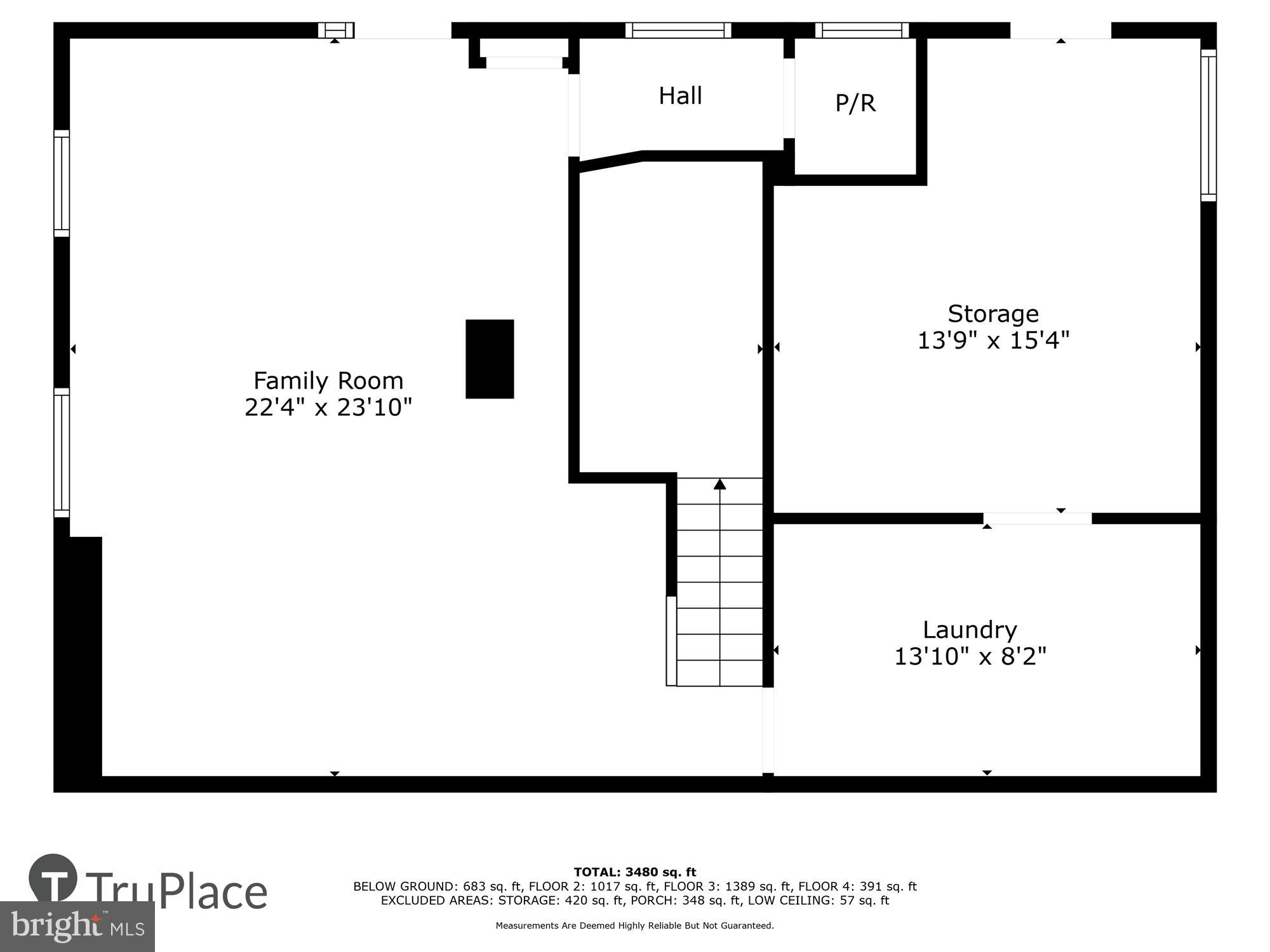 208 Edgevale Road Baltimore, MD 21210 - Photo 69 of 69 Lower level floor plan