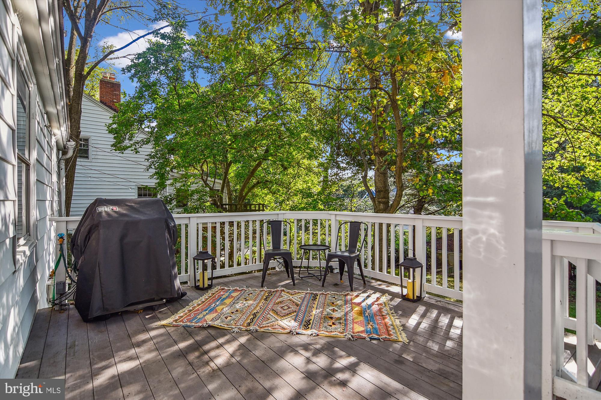 208 Edgevale Road Baltimore, MD 21210 - Photo 61 of 69 Back deck (stairs lead to yard)