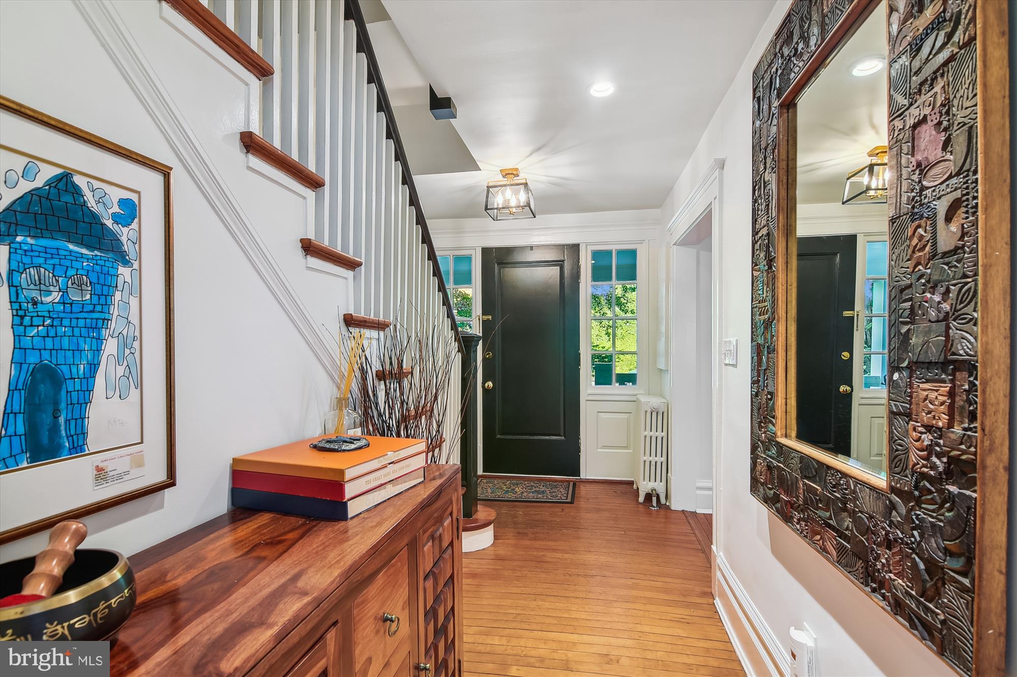 208 Edgevale Road Baltimore, MD 21210 - Photo 8 of 69 a view of entryway and hall with wooden floor