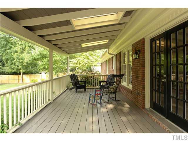 4301 Boxwood Road Raleigh, NC 27612 - Photo 13 of 18 This is an early picture of the open porch; the deck is behind the photographer.