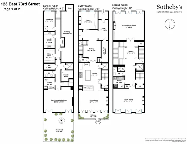$28,500,000 | 123 East 73rd Street | Lenox Hill