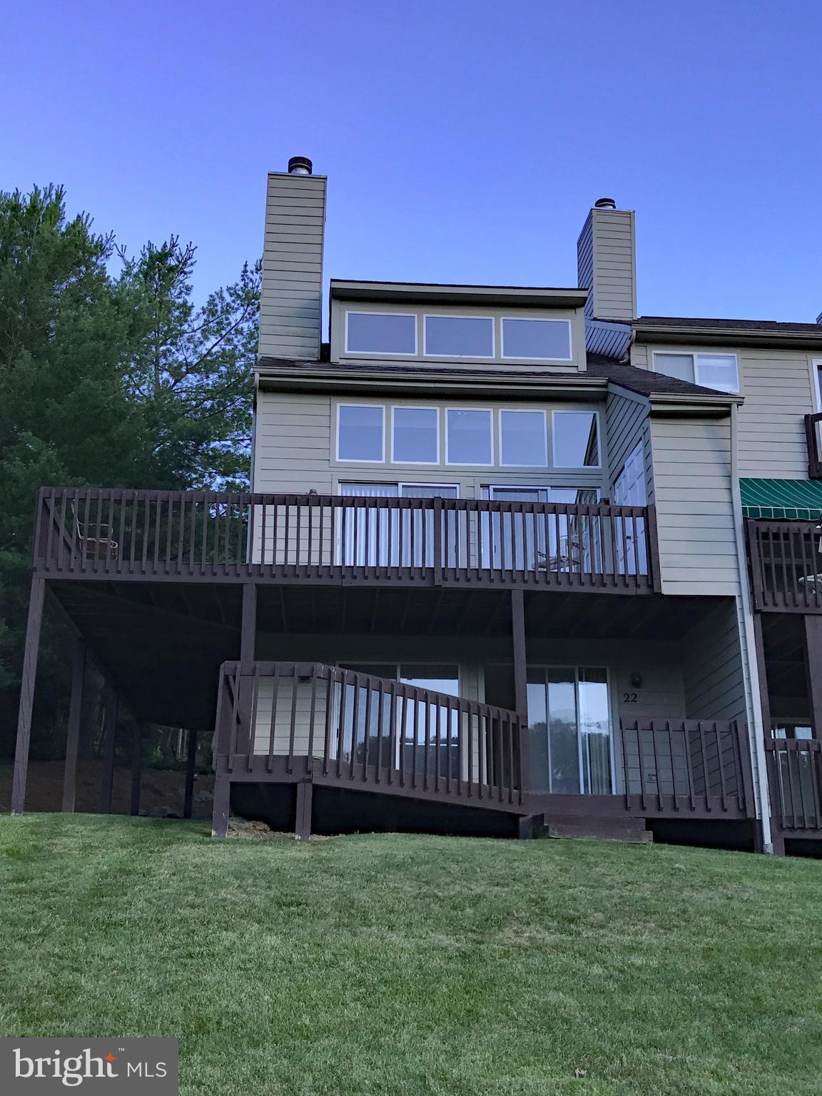22 Ridge Court Basye, VA 22842 - Photo 4 of 30 Wrap around deck at top; lower deck walk out.