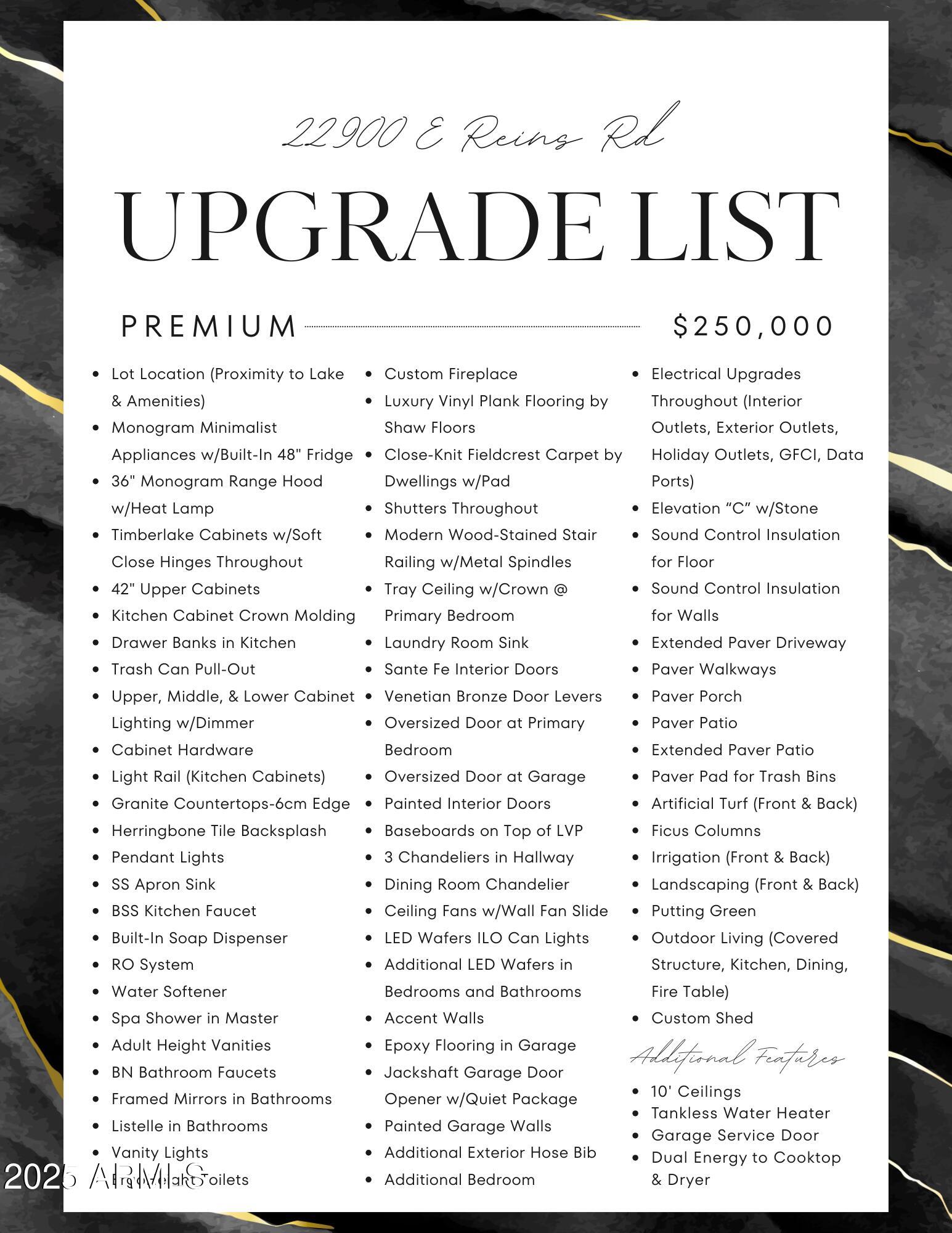 22900 East Reins Road Queen Creek, AZ 85142 - Photo 2 of 74 Reins Rd Flyer Options_Page 2