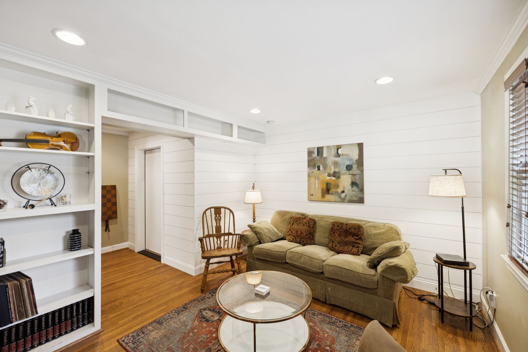 4202 Murphy Road Nashville, TN 37209 - Photo 20 of 34 a living room with furniture and a wooden floor