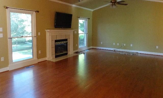 1920 Rock Springs Road Columbia, TN 38401 - Photo 6 of 27 Large great room with fireplace and hardwood floor