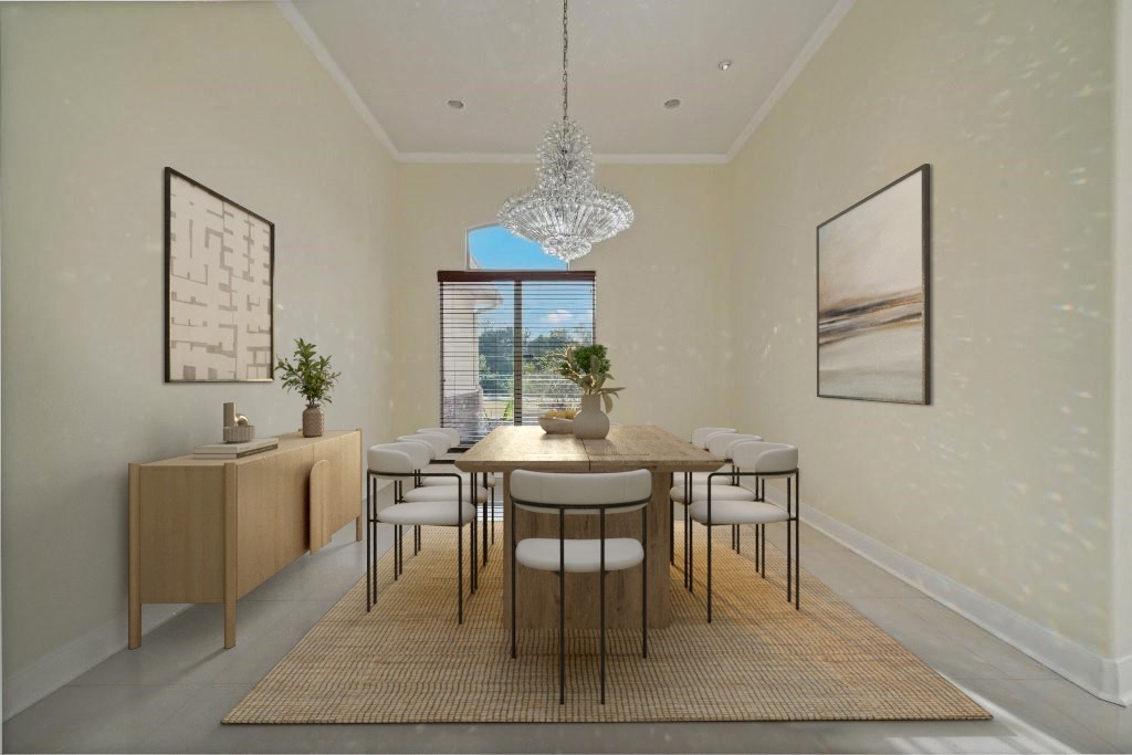 60 Windy Acres Road Brenham, TX 77833 - Photo 8 of 40 Formal Dining Virtual Staging