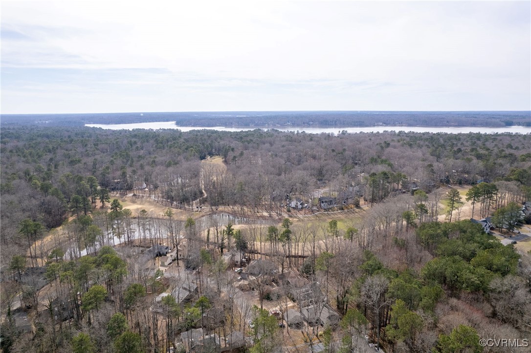 3018 3 Bridges Road Midlothian, VA 23112 - Photo 30 of 30 Bird's eye view with a water view and a wooded vie