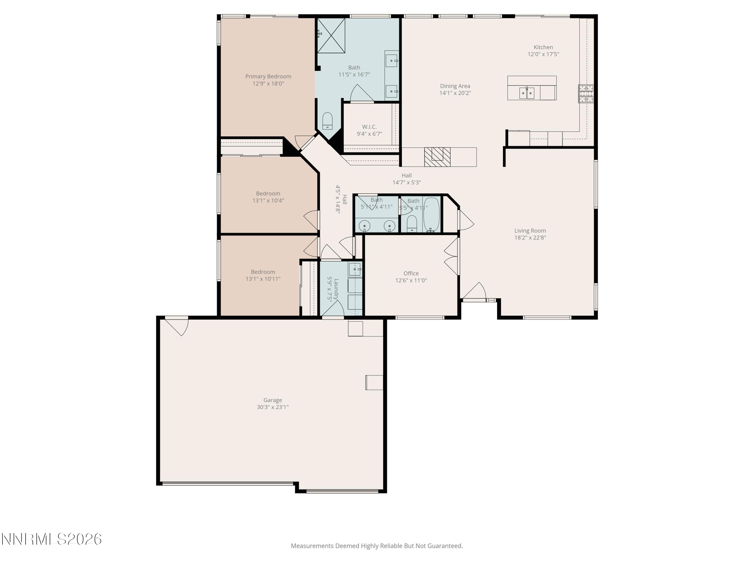 315 Stonewall Court Reno, NV 89511 - Photo 36 of 36 Floorplan