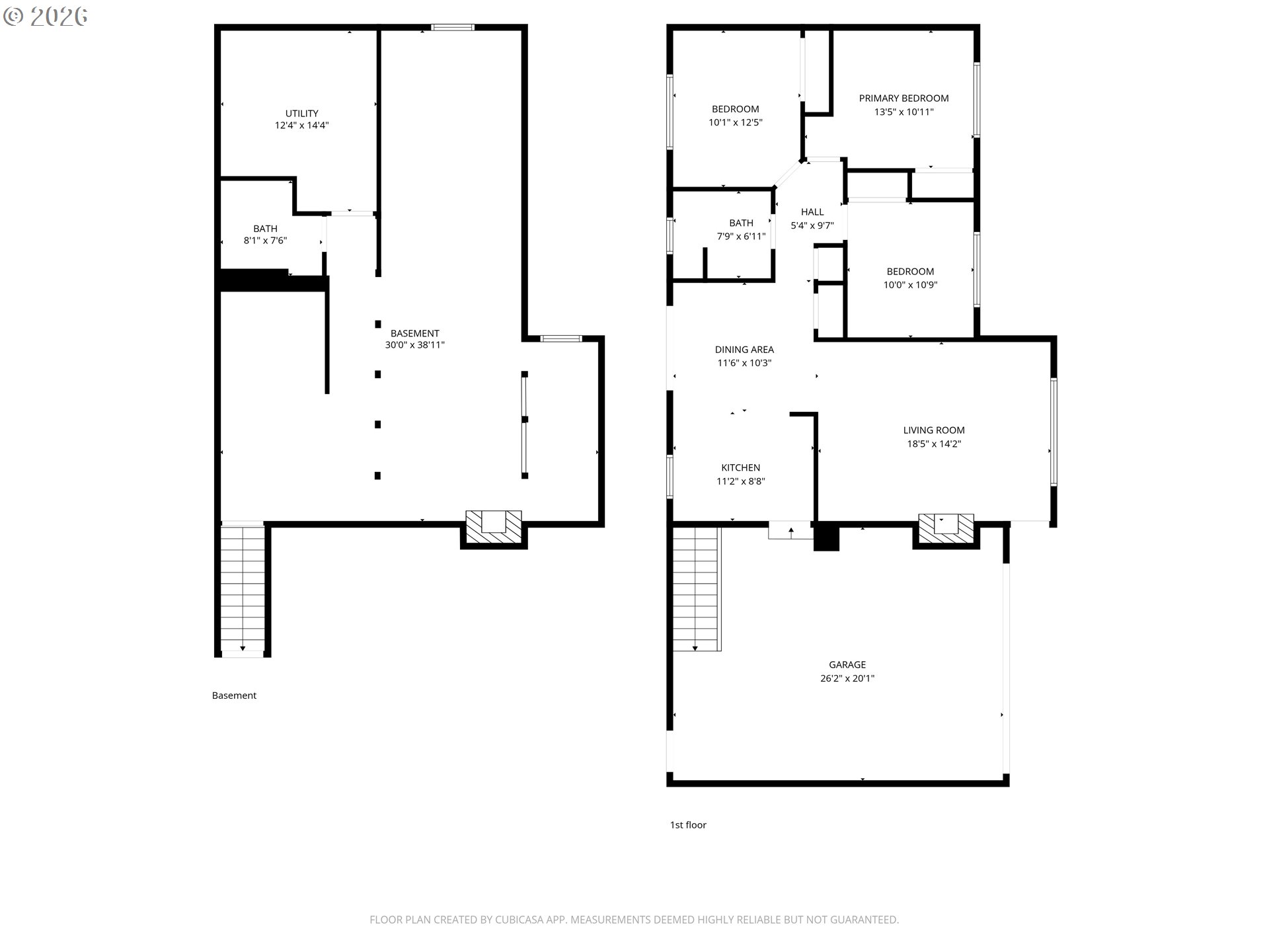 18010 Southeast Pershing Court Gresham, OR 97236 - Photo 27 of 27 Floor Plan