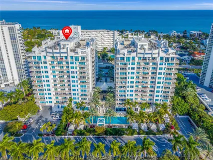 a view of city and ocean