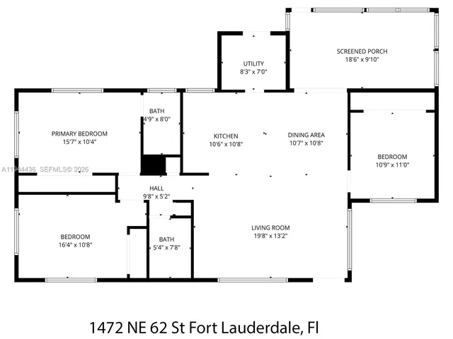 $3,500 | 1472 Northeast 62nd Street, Unit 1472, Fort Lauderdale, FL 33334