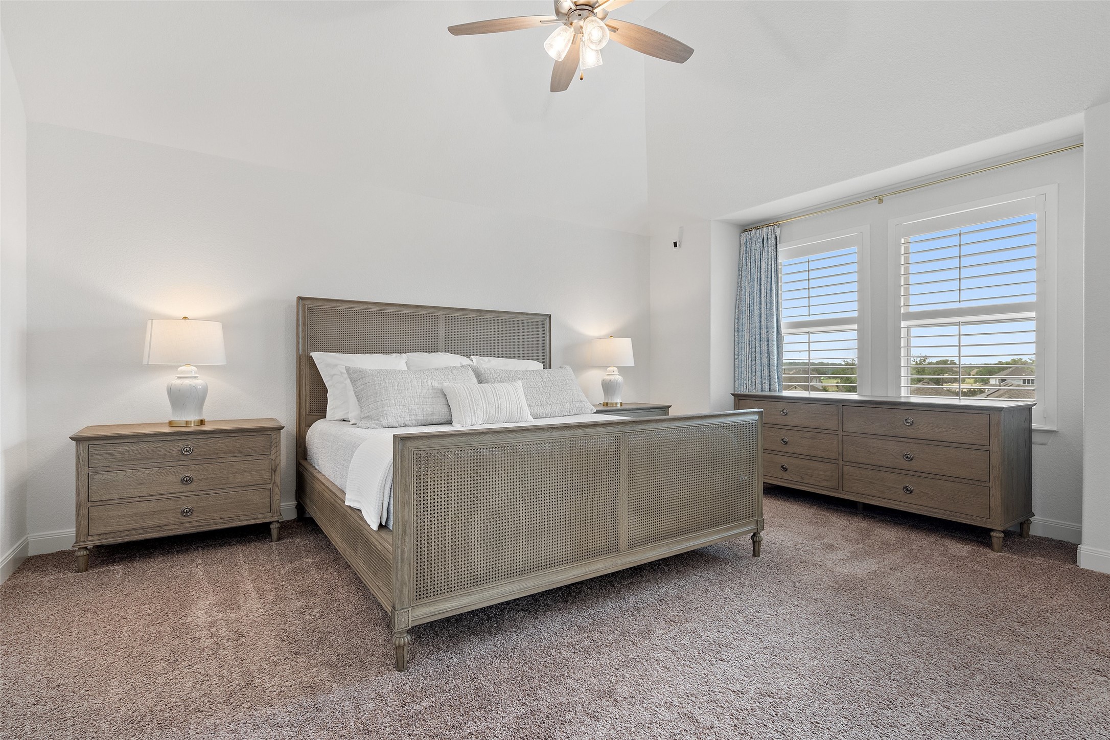 604 Pecan Bottom Trail Georgetown, TX 78628 - Photo 18 of 40 a bed room with a bed and a dresser