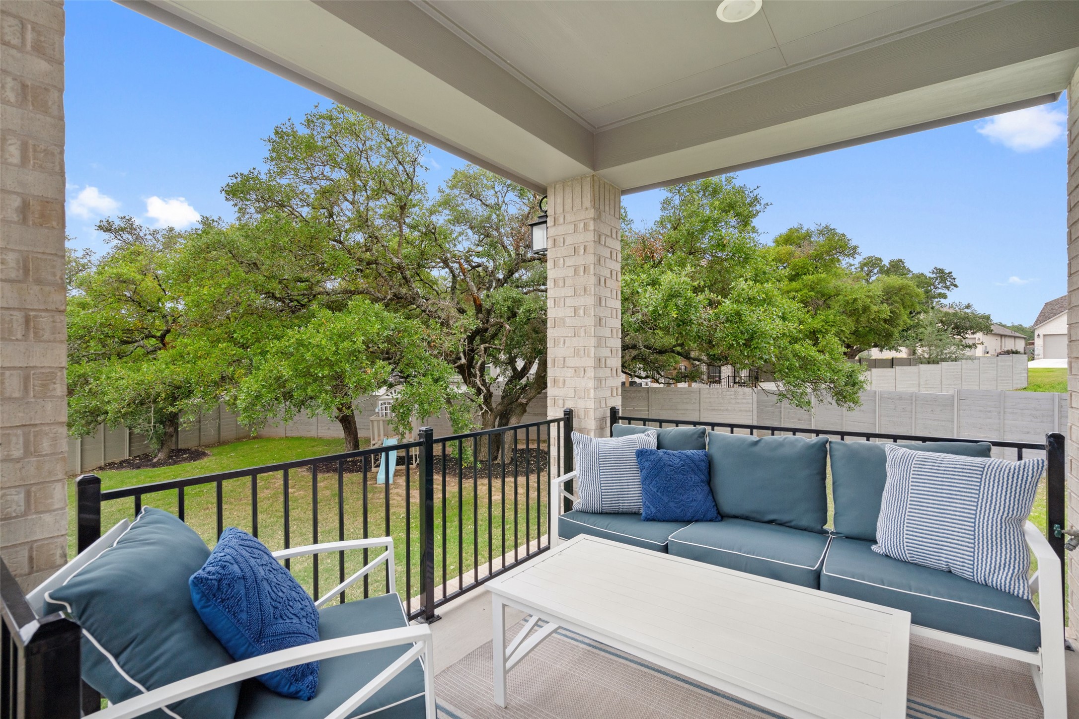 604 Pecan Bottom Trail Georgetown, TX 78628 - Photo 31 of 40 Balcony with an outdoor living space