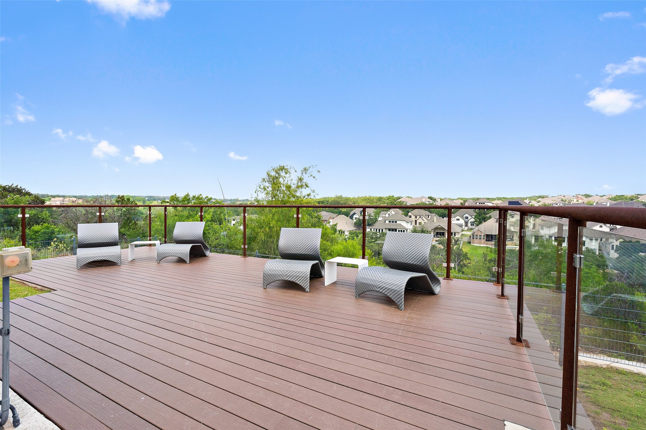 604 Pecan Bottom Trail Georgetown, TX 78628 - Photo 38 of 40 Wooden terrace featuring a residential view