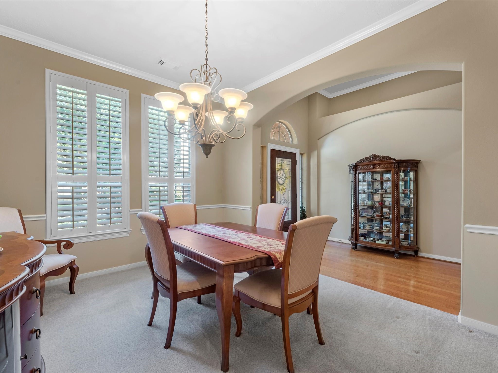 20471 Bentwood Oaks Drive Porter, TX 77365 - Photo 22 of 43 a dining room with furniture a chandelier and window