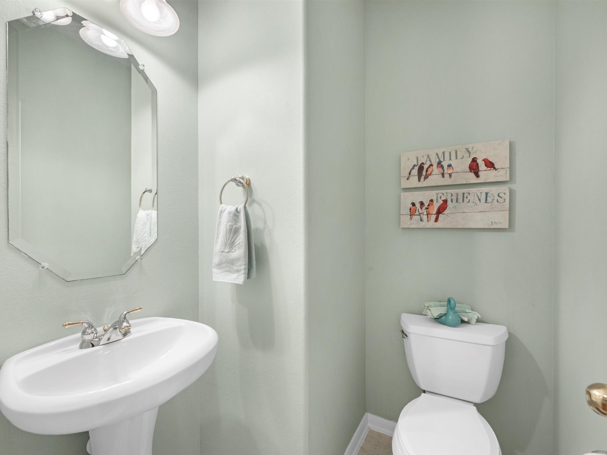 20471 Bentwood Oaks Drive Porter, TX 77365 - Photo 23 of 43 a bathroom with a toilet a sink and mirror