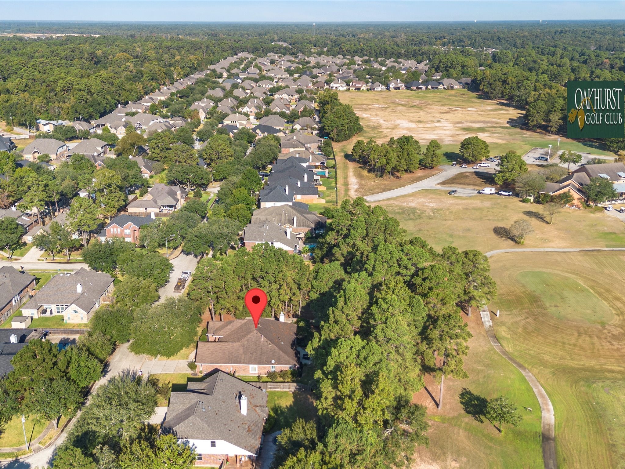 20471 Bentwood Oaks Drive Porter, TX 77365 - Photo 39 of 43 an aerial view of residential houses with outdoor space