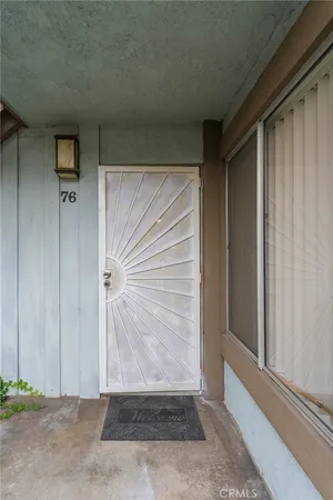 a view of front door