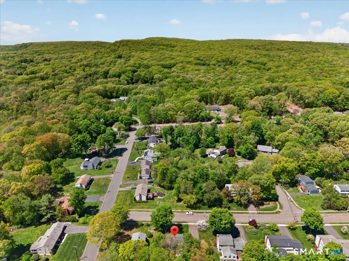 11 Bender Road Hamden, CT 06518 - Photo 35 of 40 an aerial view of residential houses with outdoor space and trees