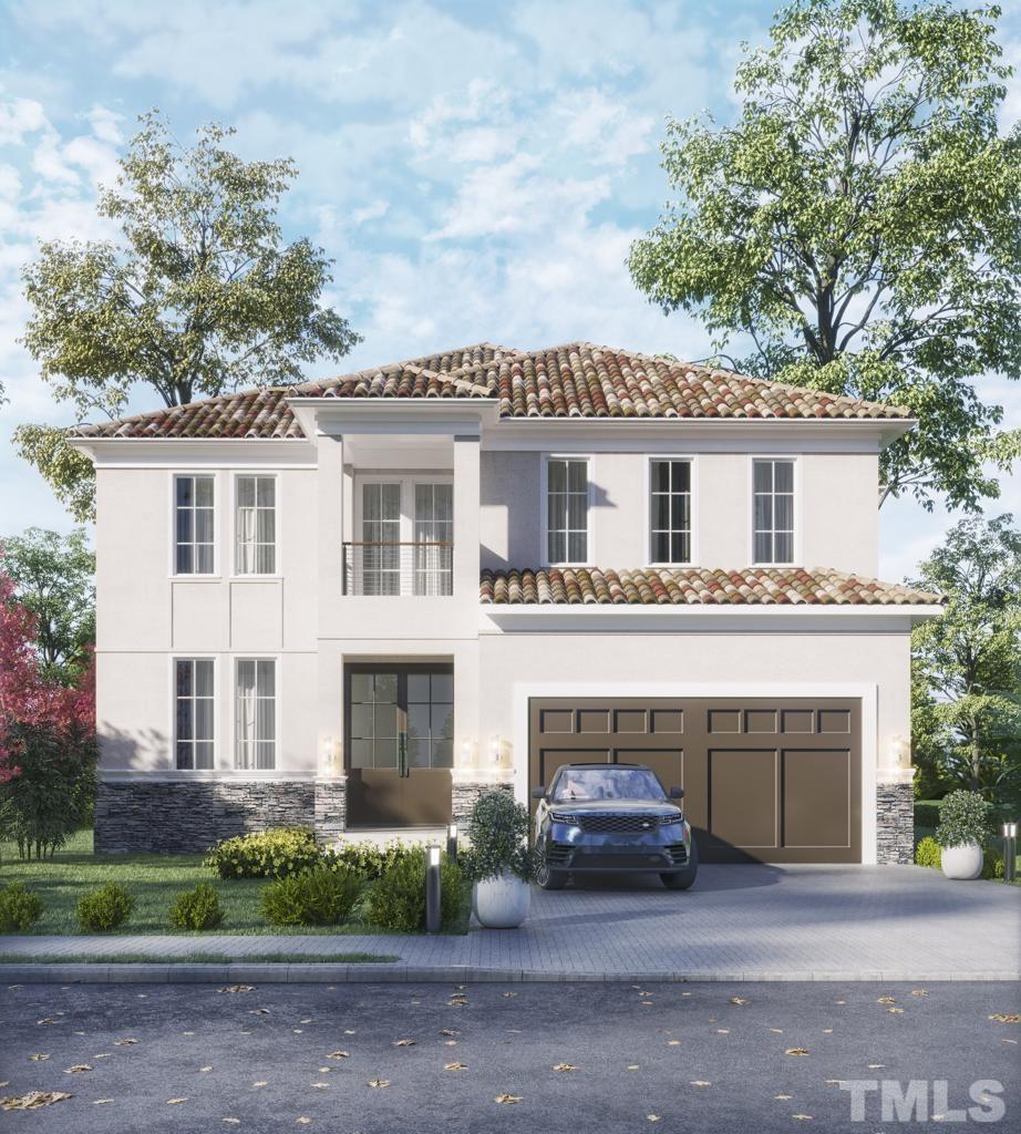 47 Treviso Place Durham, NC 27707 - Photo 3 of 38 a view of house with a car park front of house