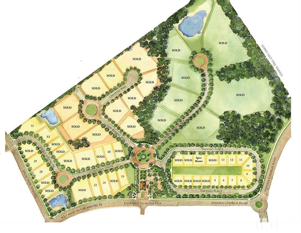 47 Treviso Place Durham, NC 27707 - Photo 32 of 38 a black and white photo of a swimming pool