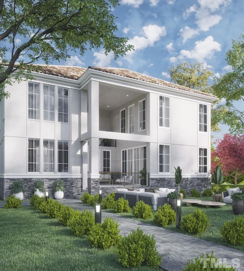 47 Treviso Place Durham, NC 27707 - Photo 5 of 38 a front view of a house with a yard