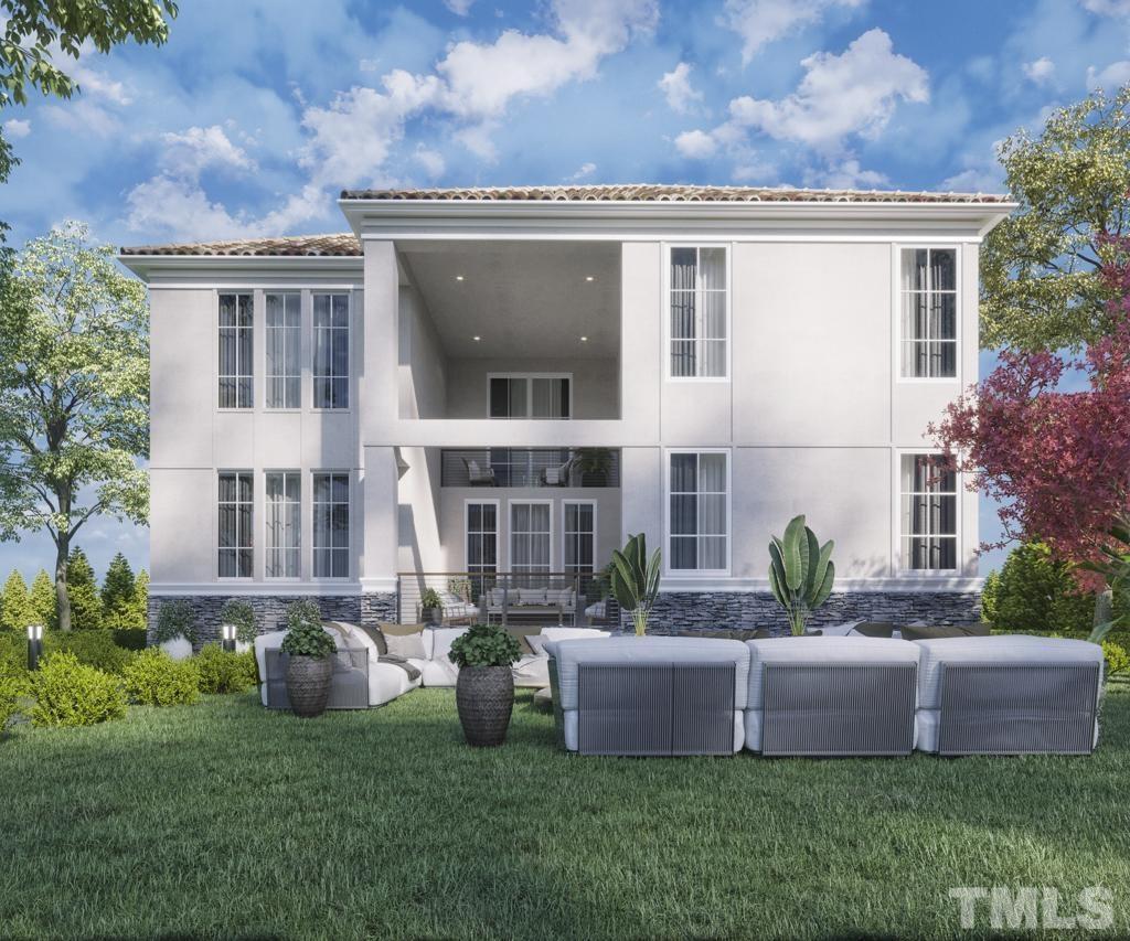 47 Treviso Place Durham, NC 27707 - Photo 6 of 38 front view of house with a yard