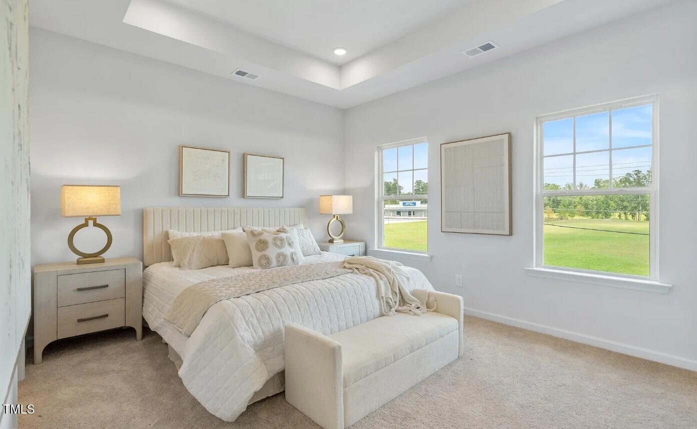 732 Orch Vista Circle Raleigh, NC 27606 - Photo 11 of 19 a bedroom with a bed and a window