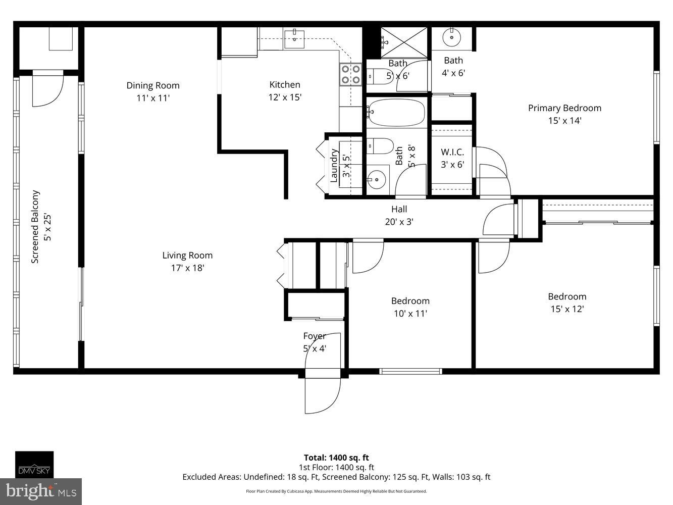 15300 Wallbrook Court, Unit 473A Silver Spring, MD 20906 - Photo 58 of 58 Floor Plan