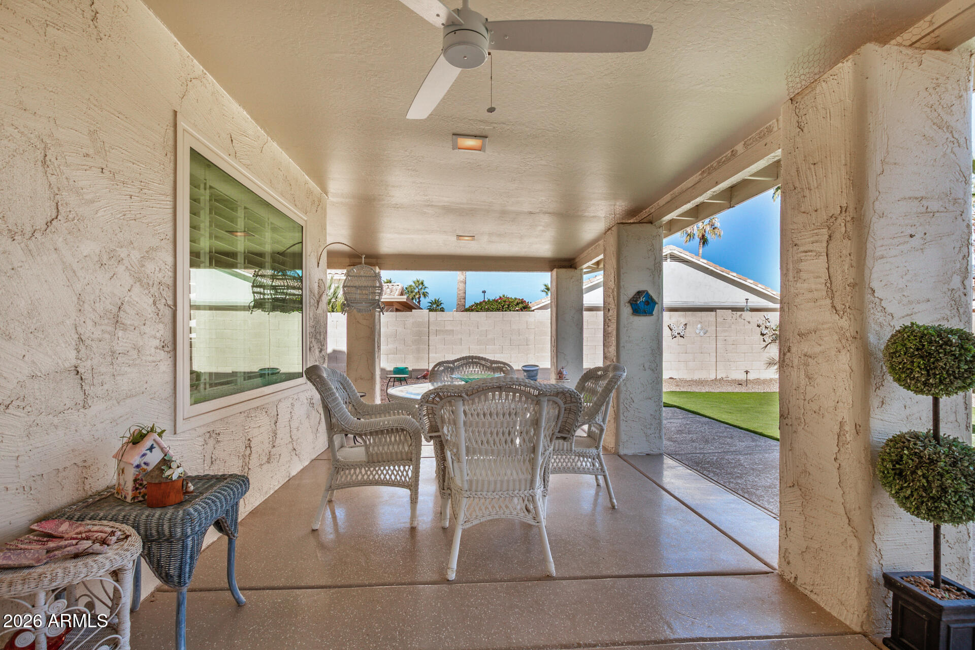 17633 North Raindance Road Surprise, AZ 85374 - Photo 24 of 27 Back Patio Coated w/ Epoxy